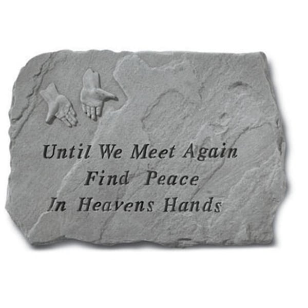 Kay Berry - Inc. Until We Meet Again Find Peace In Heavens Hands - Memorial - 18 Inches x 13 Inches KA313507 - main